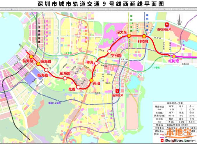 深圳地铁9号线或提前至10月通车 共设22座车站(附站点一览)