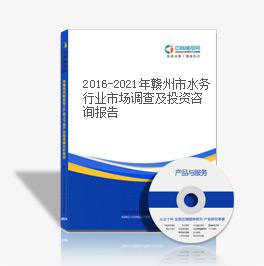 2019-2023年赣州市水务行业市场调查及投资咨询报告