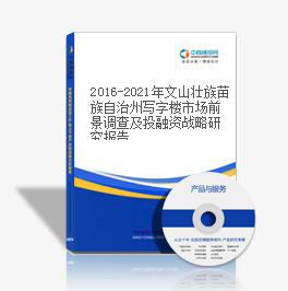 2019-2023年文山壮族苗族自治州写字楼市场前景调查及投融资战略研究报告