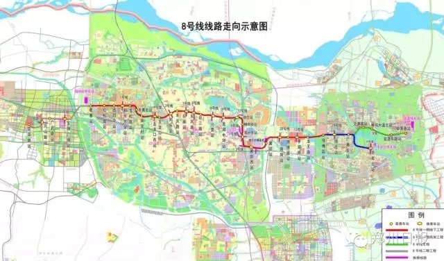 郑州地铁11条线路规划图/线路图揭秘 快来哪条路经过你家