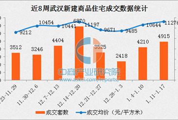 2017年1月武汉各区房价排名：青山片区房价涨幅高达31%
