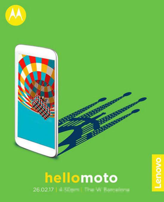 邀请函已到 Moto G5 Plus下月MWC发布