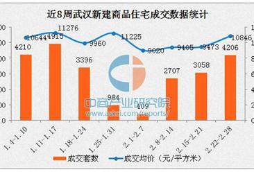 2017年2月武汉房地产市场最新消息：各区房价大幅上扬