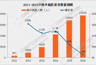 2017年中国海外医疗市场规模数据分析