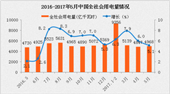 2017年1-5月中国电力工业运行情况分析（图表）
