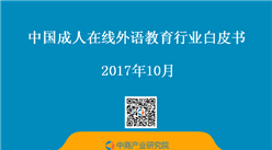 2017年中国成人在线外语教育行业白皮书 （全文）