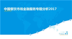 2017年中国餐饮市场金融服务分析报告（全文）