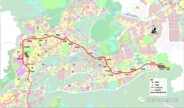 深圳5条新地铁线路明天一同开工 各线路详细站点一览（3）