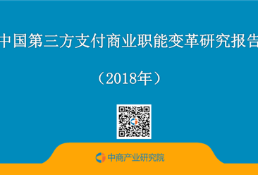 2018年中国第三方支付商业职能变革研究报告（全文）
