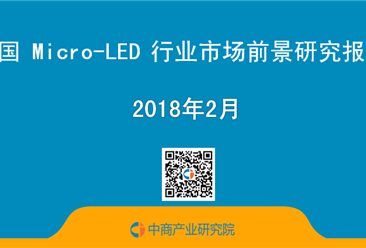 2018年中國 Micro-LED 行業市場前景研究報告（簡版）