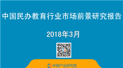 2018年中國民辦教育行業市場前景研究報告（簡版）