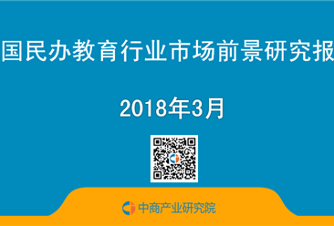 2018年中国民办教育行业市场前景研究报告（简版）