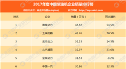 2017年中国柴油机企业销量排行榜