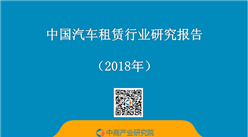 2018年中国汽车租赁行业研究报告（附全文）