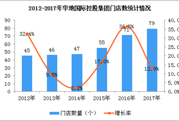 2017年华地国际控股集团经营数据统计分析