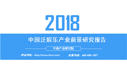 2018年中国泛娱乐产业前景研究报告