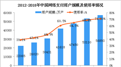 2018上半年中國網絡支付用戶數據分析：占整體網民比例超七成（圖）