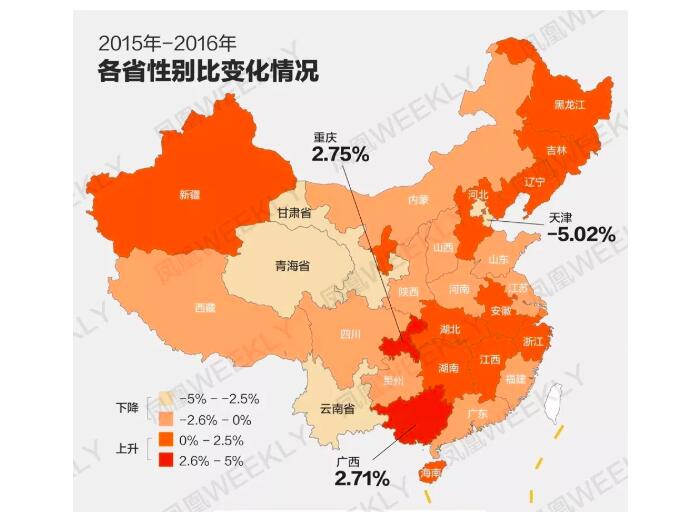 2017中国二胎生育地图:北方出生率涨幅高于南方,山东第一图片