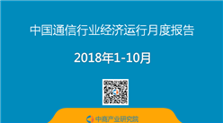 2018年1-10月中國通信行業經濟運行月度報告