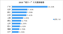 2018年“双十一”十大投诉省份排行榜