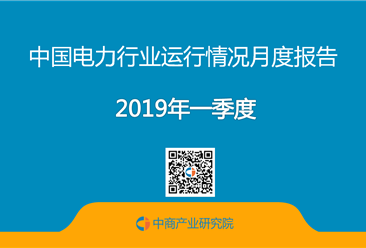 2019年一季度中国电力行业运行情况月度报告 （附全文）