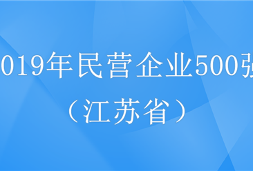 2019年中国民营企业500强排行榜（江苏省）
