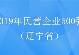 2019年中国民营企业500强排行榜辽宁省分榜