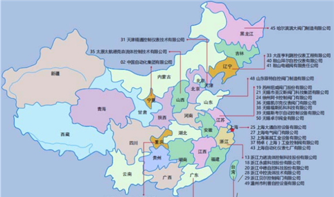 中国控制阀竞争格局分析：企业多集中在江苏浙江上海地区（图）