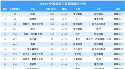 2019年胡润百富榜湖南省上榜企业家排行榜（附完整排名）