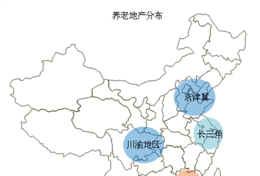 中国养老地产城市分布：集中四大经济圈（图）