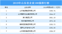 2019年山东省企业100强排行榜