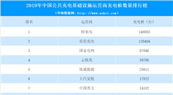 2019年中国公共充电基础设施运营商充电桩数量排行榜