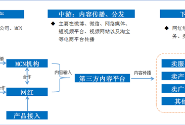 2020年中国网红经济产业链分析及发展前景预测（图）