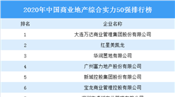 2020年中國商業地產綜合實力50強排行榜：萬達第一 紅星美凱龍第二（圖）
