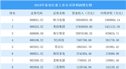 2020年家电行业上市公司净利润排行榜：格力第一 美的第二（图）