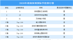 2020年胡润深圳国际学校排行榜：深圳国际交流学院第一（图）
