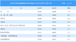 2019年河南省城镇私营单位就业人员年平均工资情况分析（图）