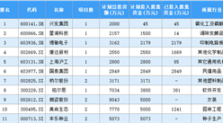 2020年中国上市企业增发计划投入募集资金排行榜 TOP100