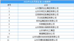 2020年山東民營企業100強名單公示：魏橋創業/東明石化等上榜（附榜單）