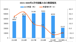 2020年1-6月中國稀土出口量同比下降9.1%