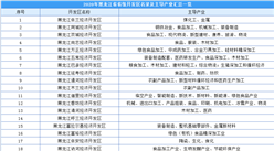 2020年黑龙江省省级开发区名录及主导产业汇总一览（表）