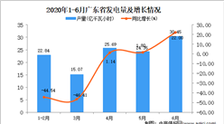 2020年6月廣東省發電量及增長情況分析