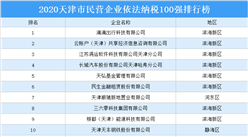 2020天津市民营企业依法纳税百强排行榜