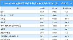2019年山西省城镇私营单位平均工资情况分析（图）