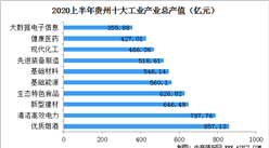 2020上半年贵州十大工业产业发展现状分析：十大工业总产值超5500亿元（图）