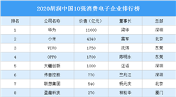 2020胡潤中國10強消費電子企業排行榜（附榜單）