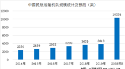 中國已成為全球第二大航空運輸市場  2038年民用航空機隊規模將超10000架（圖）