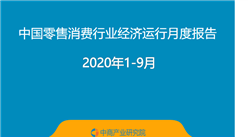 2020年1-9月中國零售消費行業經濟運行月度報告（附全文）