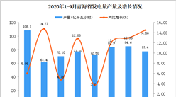 2020年9月青海省發電量產量數據統計分析