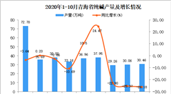 2020年10月青海省纯碱产量数据统计分析